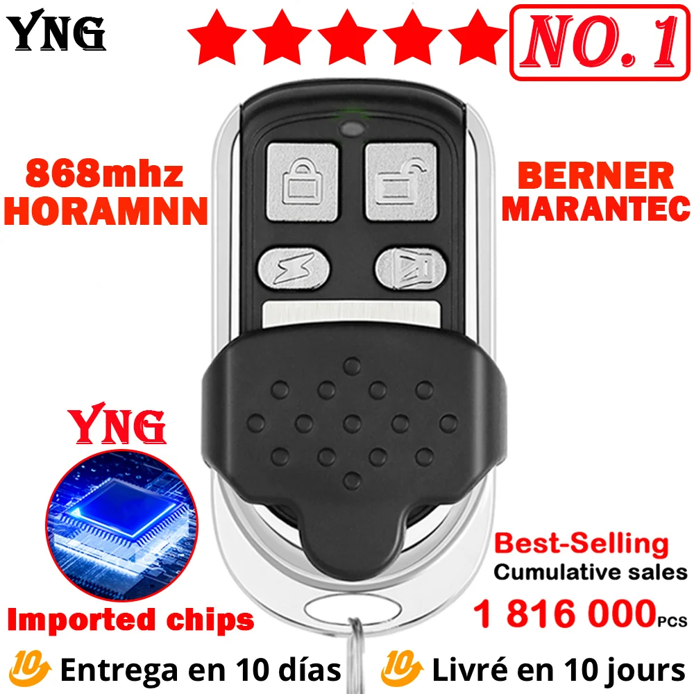 Newest Hormann Marantec Berner 868mhz Garage Door Remote Control Duplicator HSE2 HSE4 HSM2 HSM4 868 Digital D382 D302 BHS121 |