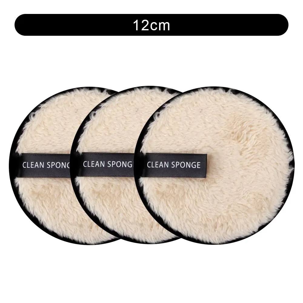 3pcs 02 Средство для снятия макияжа с кожи, микрофибра, тканевые подушечки, хлопок, моющееся штапельное полотенце, очищающее лицо, макияж, ленивый очищающий порошок, пуховое средство - Цвет: 3pcs 02