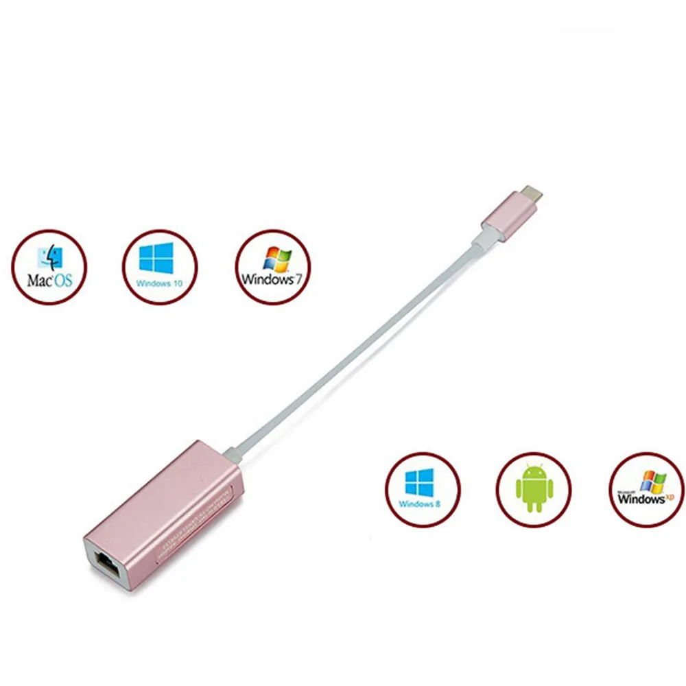 10/100/1000 Мбит/с проводной USB C Ethernet сетевой адаптер типа C для RJ45 сетевой карты LAN для Macbook Pro samsung S10 S9 S8 Note 9 8