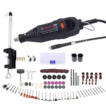 

Dremel Mini Electric Drill Engraver Rotary Tool polishing Machine 130W Power Tool Variable Speed Engraving Pen with Accessories