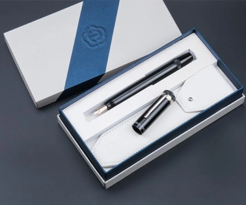 Luxury-Full-Metal-Body-Fountain-Pen-10K-Gold-Nib-Ink-Writing-Pens-Hidden-rotary-ink-absorber(1)
