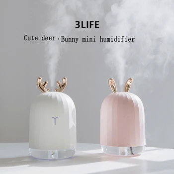 

Ultrasonic Air Humidifier USB Multifunctional Beauty Instrument Face Humidifier Purifying Air Aroma Essential Oil Diffuser Mist