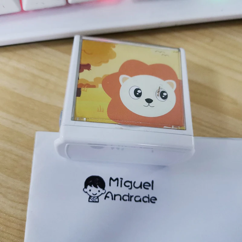Customized Waterproof No Fade Name Stamp Baby Stamps Ticker Cartoon Seal For Children Baby Pet For Cloth Shoe Quilt Cup