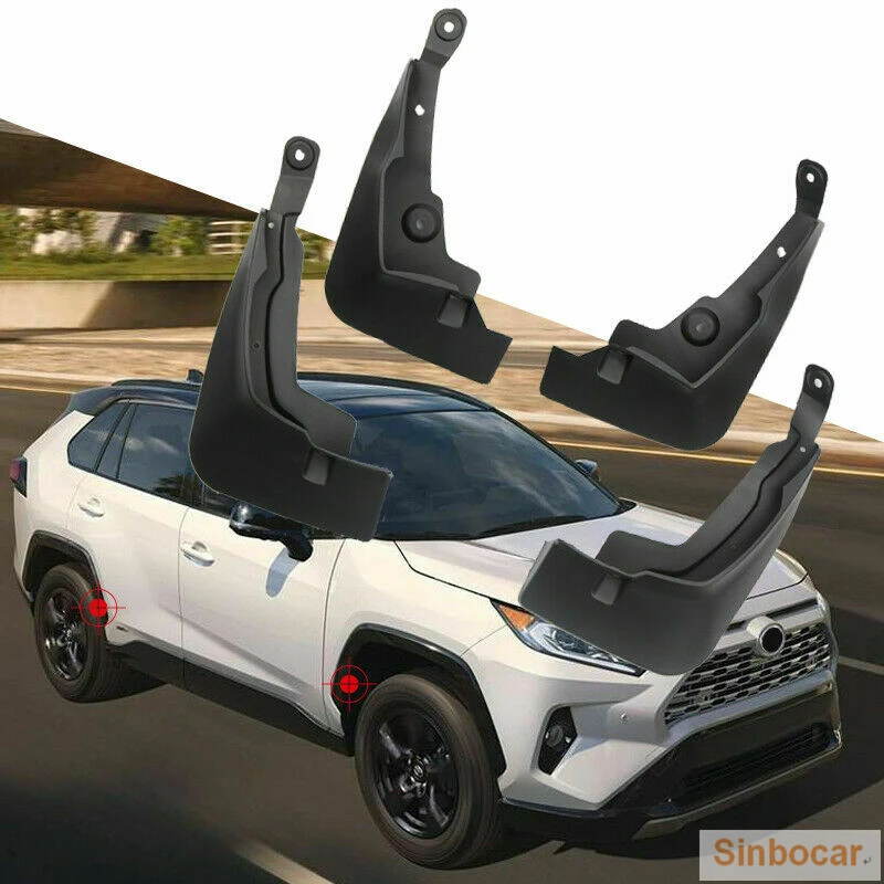 Брызговики для автомобиля Брызговики 4 шт для Toyota RAV4