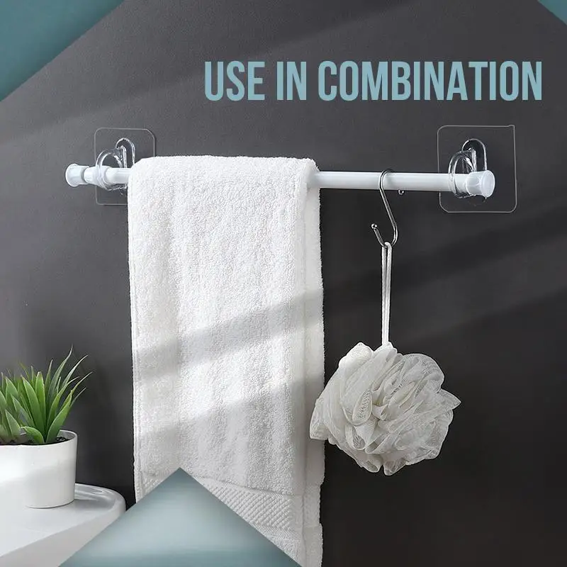 Towel Rack Wall Mounted Bathroom Towel Holder, Towel Storage for Rolle