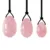100% Чистый Натуральный Розовый Кварц Yoni Egg Set Kegel Exerciser Balls Vginal Balls Muscle Jade Eggs Massager Ball Вагинальное затягивание
