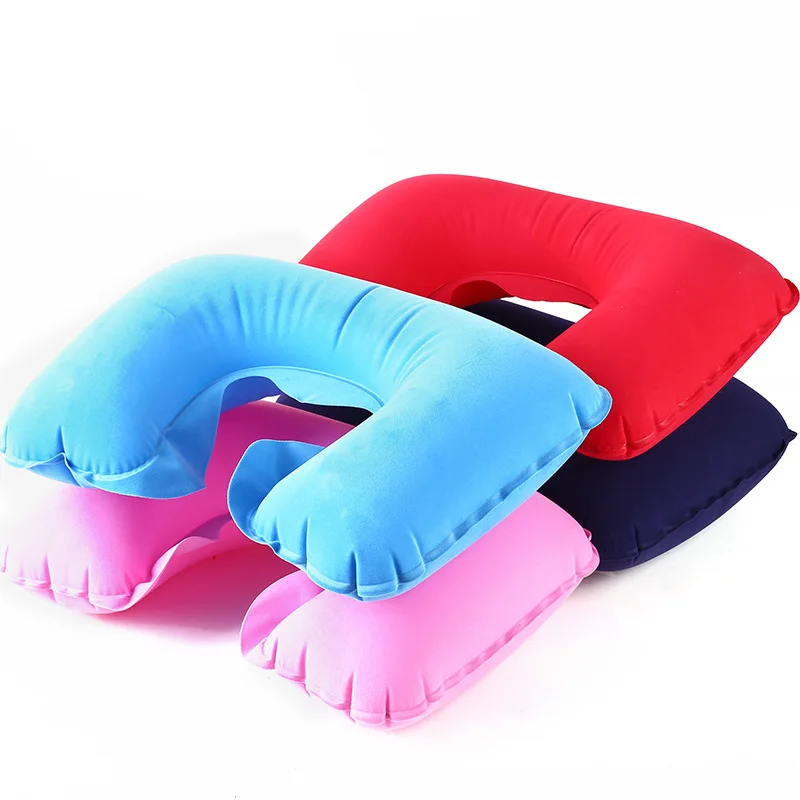 

Outdoor Inflatable U-Shaped Travel Pillow Cervical Pillow Portable Inflatable Pillow Neck Support Pillow hu bo zi U-Shaped Infla