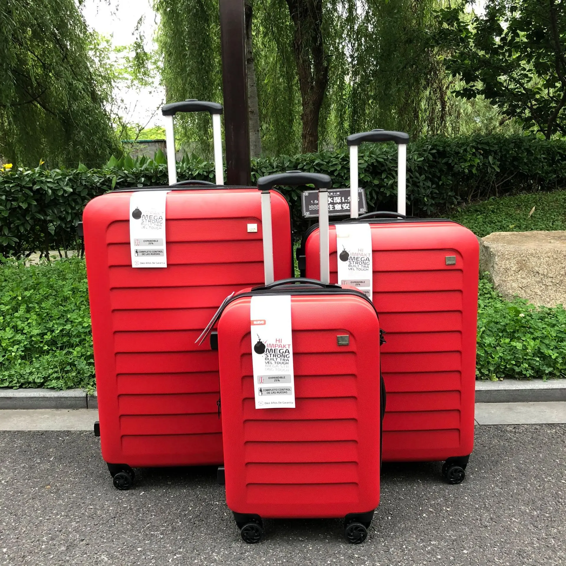 Carrylove 2" 25" 2" для мужчин и женщин spinner abs чехол для каюты, набор, расширяемый чехол на колесиках, багажный набор для путешествий