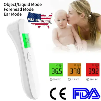 

HOT Care Non-Contact Handheld Infrared Digital Thermometer With LCD Display And Fever Alarm Kids Baby Health Care Thermometers