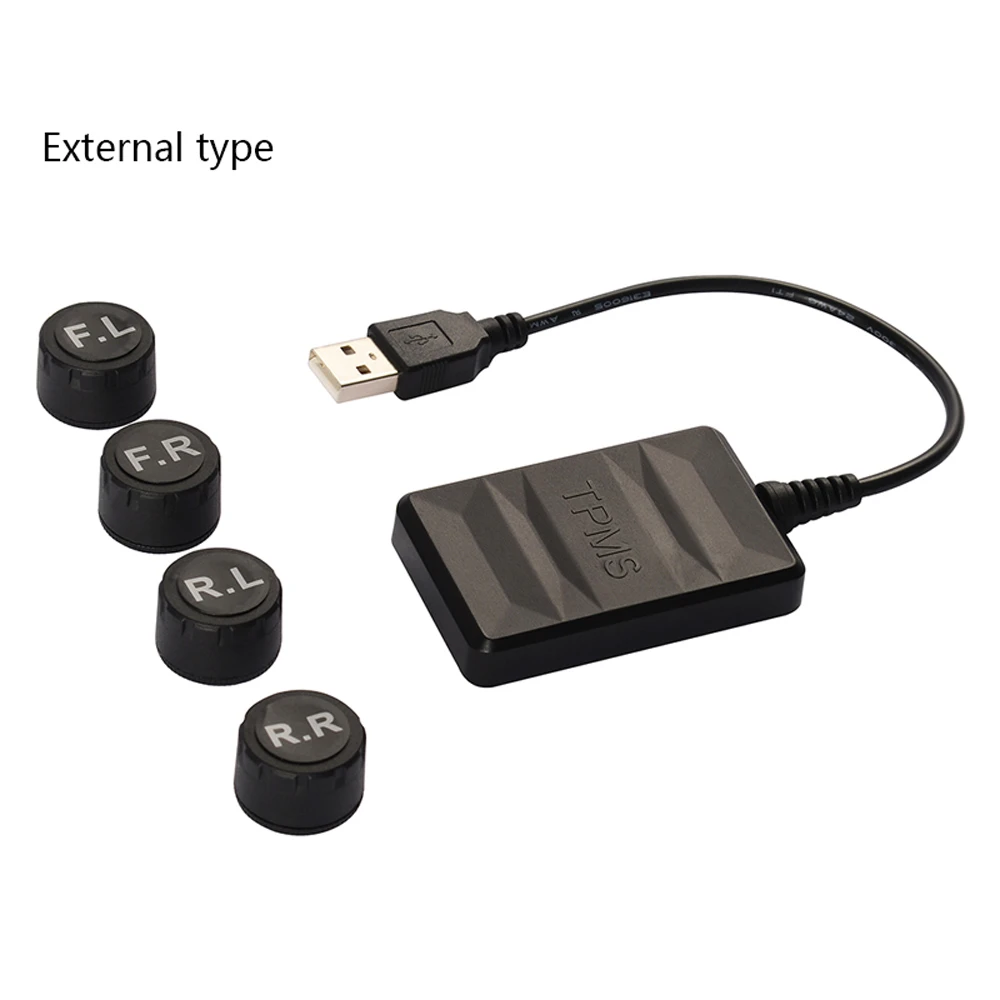 Система контроля давления в шинах Система передачи TPMS датчик инструмент USB TPMS монитор давления в шинах для Android навигации