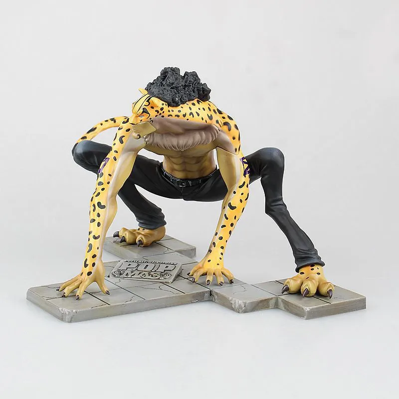 Мультфильм одна деталь CP9 Rob Lucci Cheetahs Leopard версия модели бои украшения Аниме Фигурки игрушки M4004
