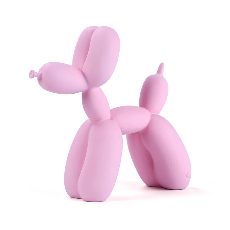 Purple Jeff Koons спрей краски смолы шар украшения дома аксессуары Настольный орнамент Свадебный декор милые животные в скандинавском стиле - Цвет: Purple