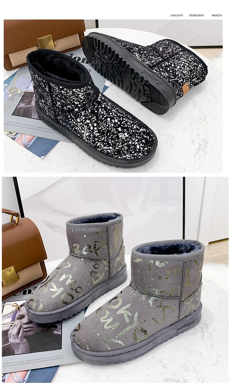 Зимняя обувь; женские сапоги нимфетки с круглым носком на низком каблуке; шикарные дизайнерские ботинки на шнуровке; Женские ботинки в австралийском стиле