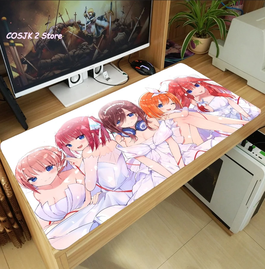 Anime Mouse Pad The Quintessential Quintuplets Miku Nakano Large PC Keyboard Mat