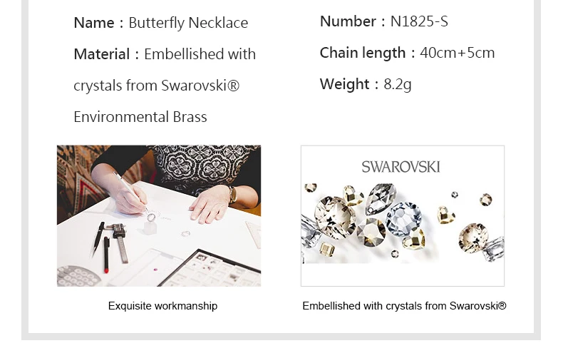 Cdyle многоцветные кристаллы от Swarovski подвеска в форме круга женское ожерелье с цирконом бабочка ювелирные изделия персонализированный подарок