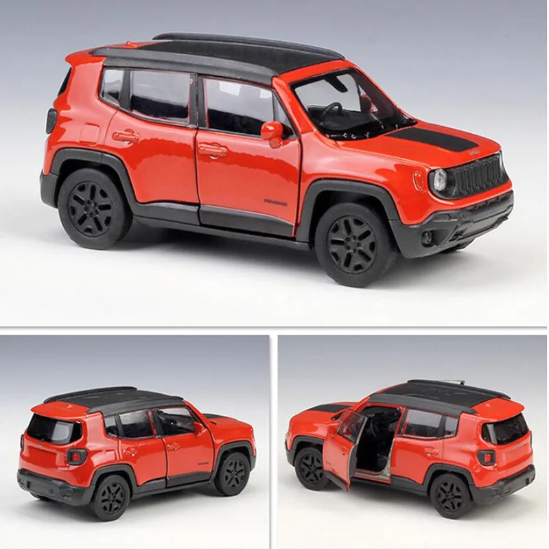 1/36 JEEP Renegade Trailhawk имитация сплава литье под давлением модель игрушка с инерционным механизмом автомобиль детские игрушки подарок на день рождения