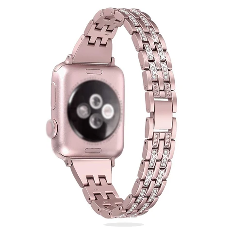 Metal Strap for Iwatch Band 40mm 44mm 45mm 38/42mm Stainless Steel Watchband for Apple Watch Series 6 7 SE 5 4 Bcacelet