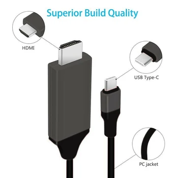 

Type-C to HDMI Cable HDTV TV Digital HDMI Converter Adapter For Android Mobile Phone Data Cables Converter Adapter