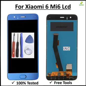 

100% Tested Lcd Display For Xiaomi 6 Full Display with Touch Screen Digitizer Assembly 5.15" For Xiaomi6 Mi6 LCD Display