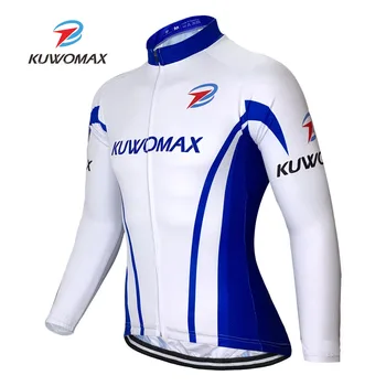 

2020 KUWOMAX Long Sleeve Quick Dry Cycling Jerseys Pro Team Sportswear Bicycle Mountain Bike Clothing Ropa De Maillot.