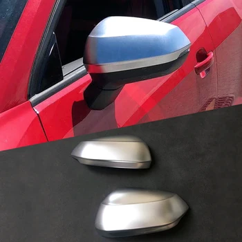 

2pcs ABS Matte Chrome Side Wing Rear View Rearview Mirror Case Shell For Audi Q2 2017 2018 2019 New