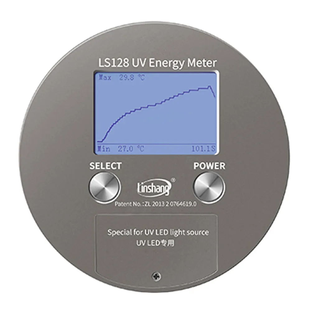 LS128 настоящий умный УФ измеритель энергии с большим ЖК-дисплеем для отображения температуры и кривой irradiance непосредственно