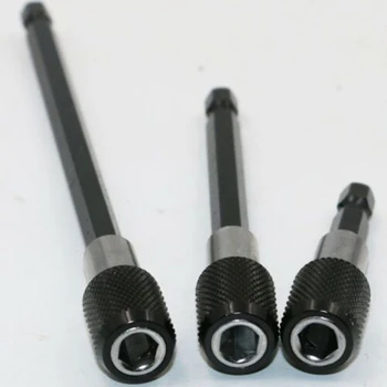 

3 X Hexagonal Electric Drill Extension Rod Quick Release Self-Locking Connection
