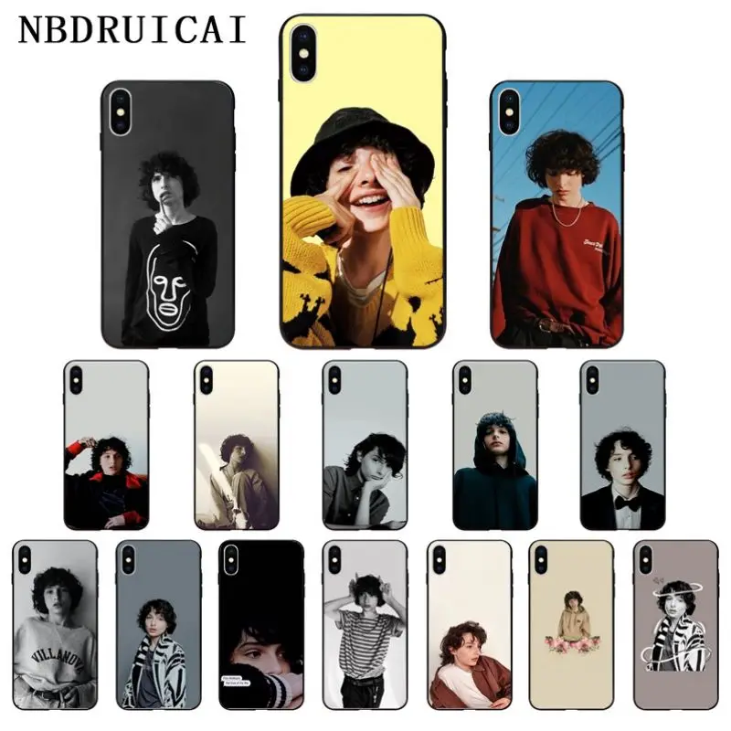 

NBDRUICAI TV Finn Wolfhard Stranger Things High Quality Phone Case for iPhone 11 pro XS MAX 8 7 6 6S Plus X 5 5S SE XR case