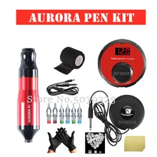 Профессиональная машинка для татуировки, Вращающаяся ручка, комплект для тату, ручка для мага, мощная педаль для татуировки, поставка