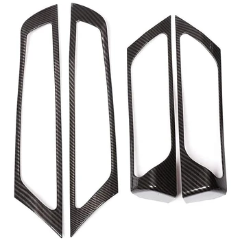 

for X3 F25 X4 F26 2014-2017, ABS Car Interior Door Handle Frame Cover Trim, Carbon Style