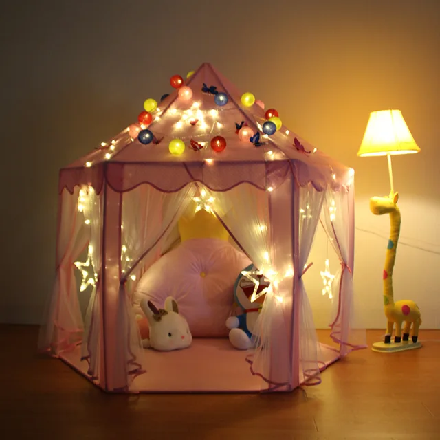 $US $18.23  Castle GIRL'S Baby Princess Pink Indoor Toy KID'S Tent Unisex House Play House Bed Useful Product B