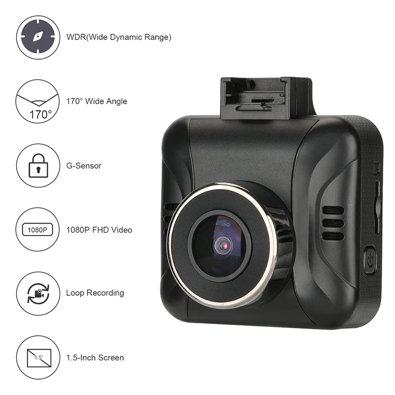 Автомобильная камера WiFi Dash Cam Full HD 1080P Автомобильные видеорегистраторы 170 градусов видеокамера автомобильная камера видеорегистратор ночного видения 24H монитор парковки