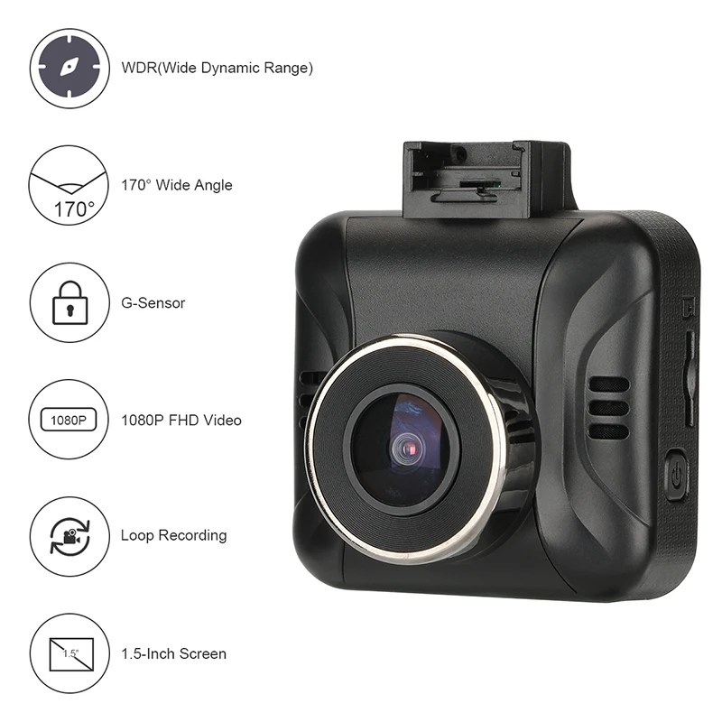 

WiFi Dash Cam Full HD 1080P Car DVRs 170 Degree Video Camera Vehicle View Camera Night Vision Dashcam 24H Parking Monitor