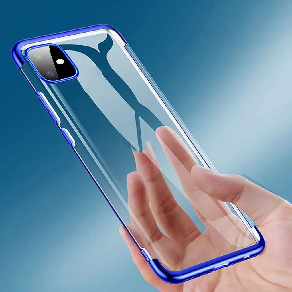 Тонкий прозрачный чехол для телефона s для iPhone 11 11 Pro 11 Pro Max чехол мягкая прозрачная задняя крышка