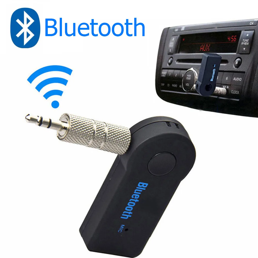 Wireless Bluetooth Car Receiver 4.1 Adapter 3.5mm Jack Audio Transmitter Handsfree Phone Call AUX Music Receiver for Home TV MP3