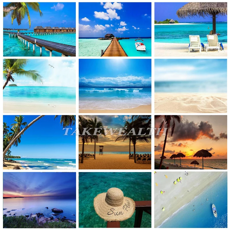 5D алмазная картина сделай сам летний пейзаж вышивка крестом стразы мозаика