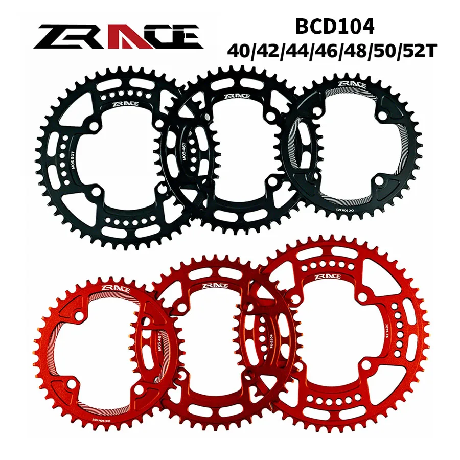 ZRACE Bike BCD104 Chainrings MTB Road Bike Narrow Width Tooth
