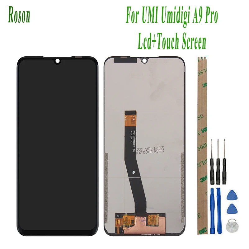 100-new-original-63-inch-umidigi-a9-pro-lcd-display-touch-screen-digitizer-for-umi-umidigi-a9-pro-phone-replacement