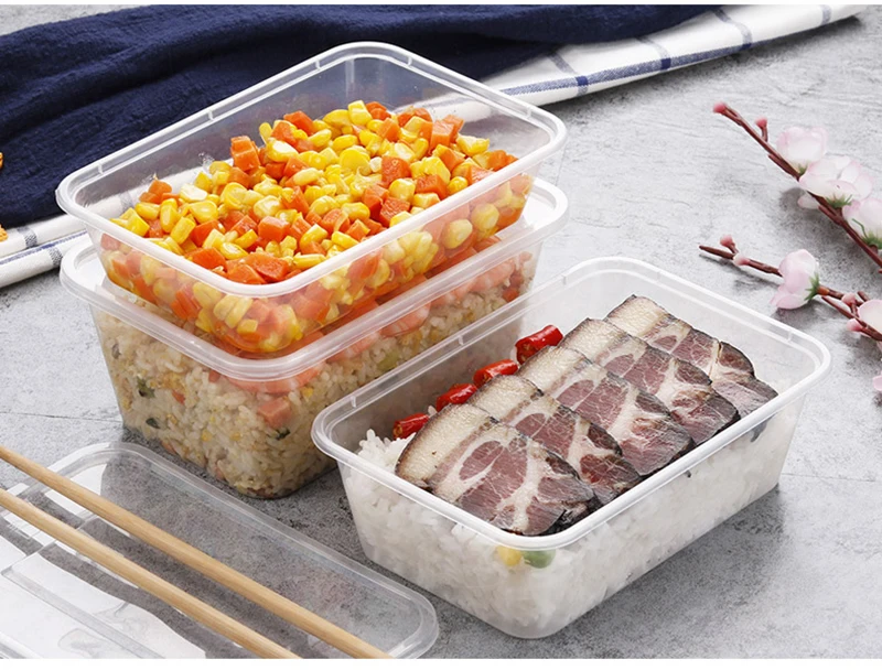 使い捨て食品容器です。 Amazon｜食事準備容器 使い捨て弁当箱 使い捨ての食品容器 50