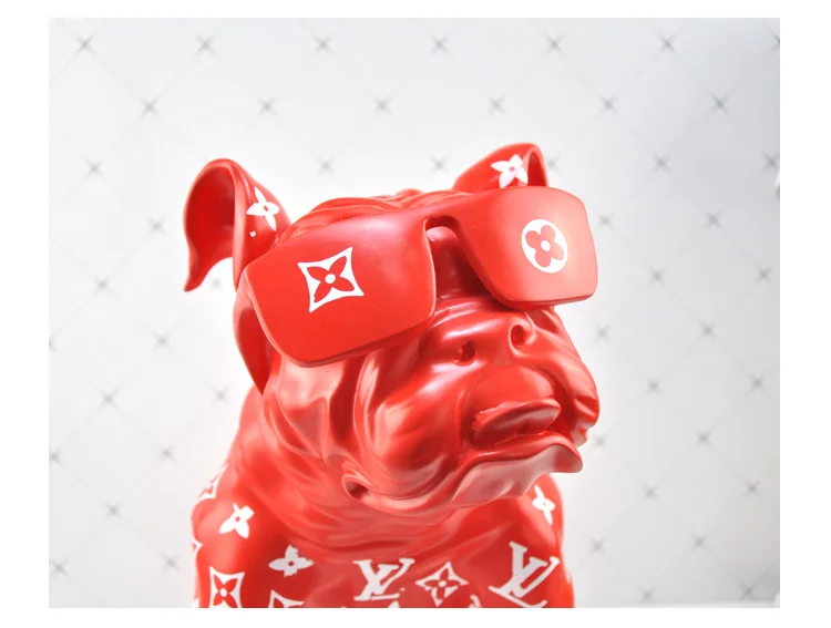 WSHYUFEI Jeff Koons воздушный шар собака специальная статуя современная скульптура украшение дома бульдог игрушка Смола художественное украшение Рождественский подарок