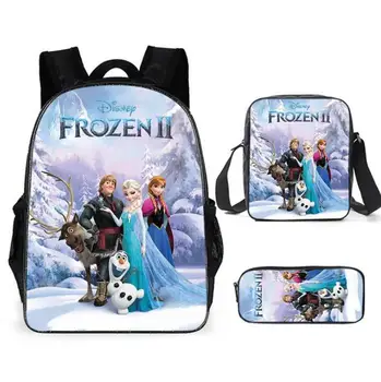 

Disney Hot Frozen Elsa Princess Schoolbag For Girls Fashion Backpack Children's School Bag