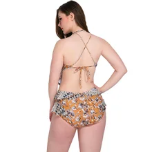 DAISSIONI, монокини с оборками, женские формованные чашки на косточках, регулируемые завязки, перекрестная спина, купальник на подкладке, низ в магазине Slava