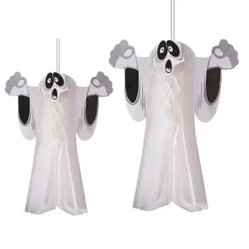 

1pc Halloween Ghost Hanging Decoration Indoor Outdoor Specter Party Ornament