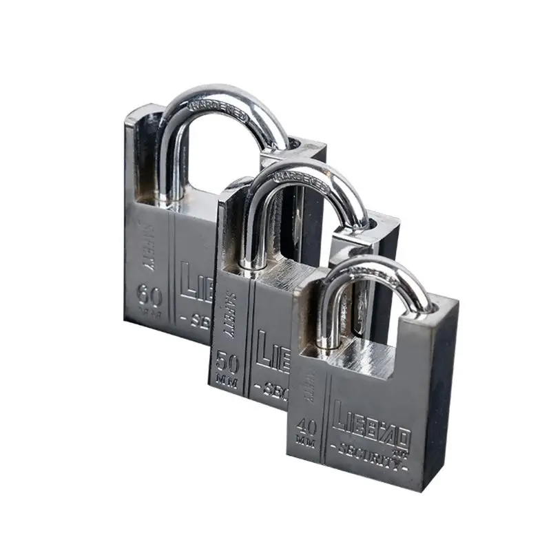 

Waterproof Keyed Padlock Antirust Anti-Theft Pry Door Window Lock with 4 Keys