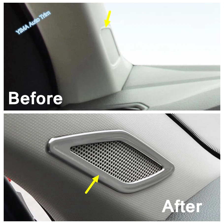 Window Switch Button / Head Light Adjust / Glove Storage Box Handle Buckle Cover Trim Fit For VW Volkswagen T-Cross 2019 - 2021