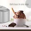 HICON 220V 1.5L Ice Cream Maker Self Cooling Air cooling Automatic Mini Price Household Intelligent Ice Cream Machine 150W Home 4