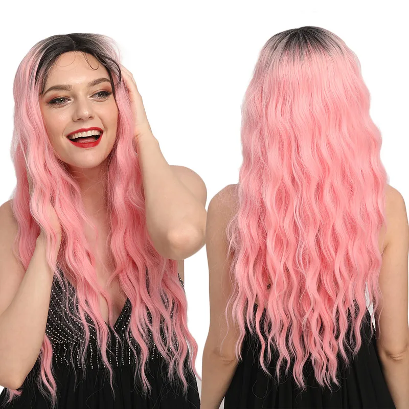 Ebingoo Platinume блонд 613 розовый свободная волна синтетический парик на кружеве с детскими волосами для женщин термостойкий Futura парик