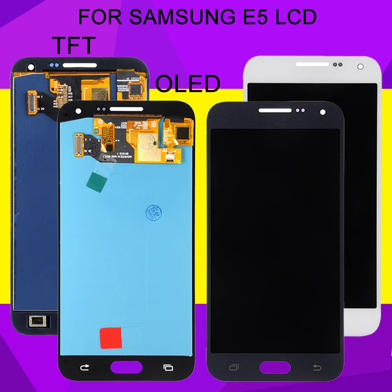 HH E5 дисплей для samsung Galaxy E500 ЖК E5000 E500M E500H E5 ЖК с сенсорной панелью экран дигитайзер сборка