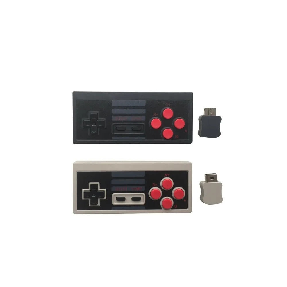 New N-E-S mini Classic Edition red and white wireless controller N-E-S game console 2.4GHz wireless controller