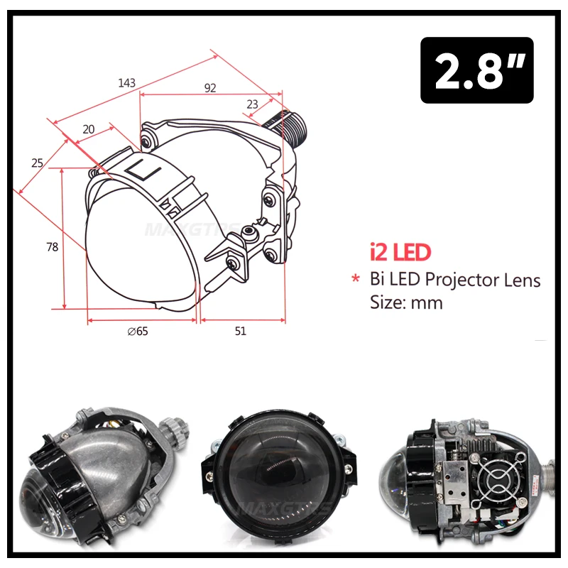 Светодиодный мини проектор 2 5 8 дюйма 9 лм 6000 К|lens headlight|projector lensbi led projector |